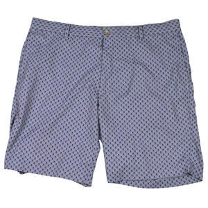 Peter Millar Mens Golf Chino Shorts 36 Gray Blue Skulls Pockets